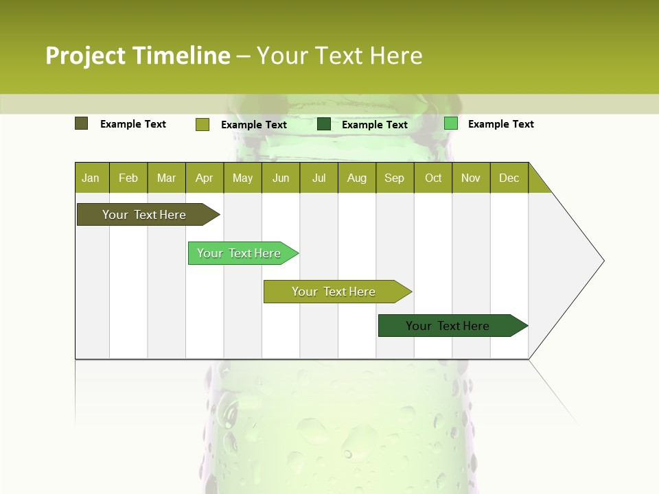 Drink Isolated Green PowerPoint Template