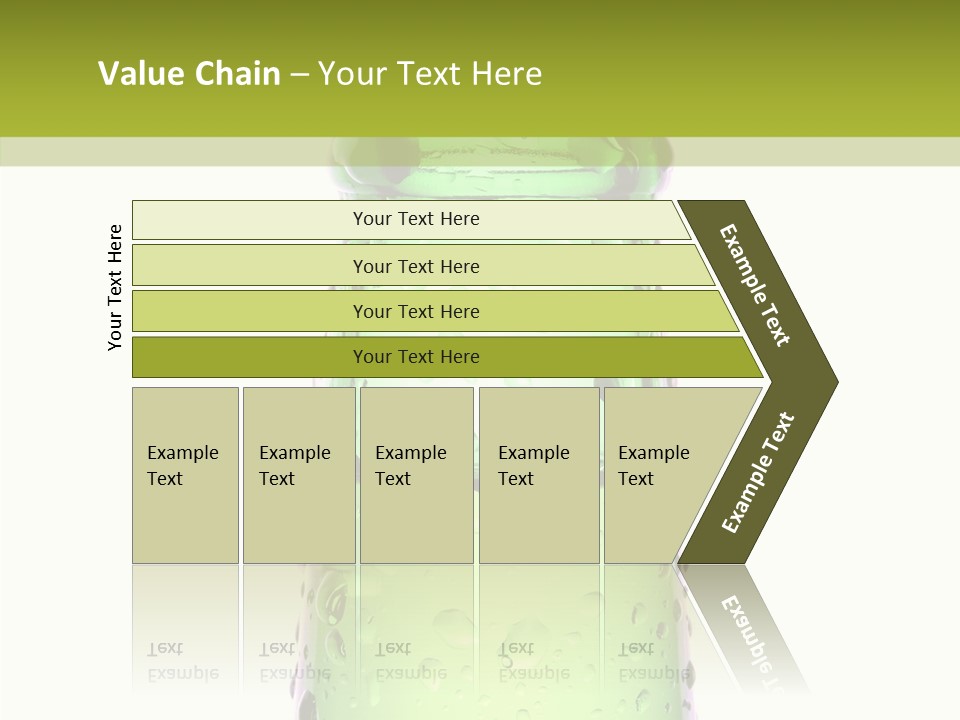 Drink Isolated Green PowerPoint Template