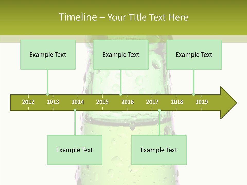 Drink Isolated Green PowerPoint Template