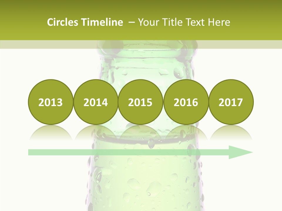 Drink Isolated Green PowerPoint Template