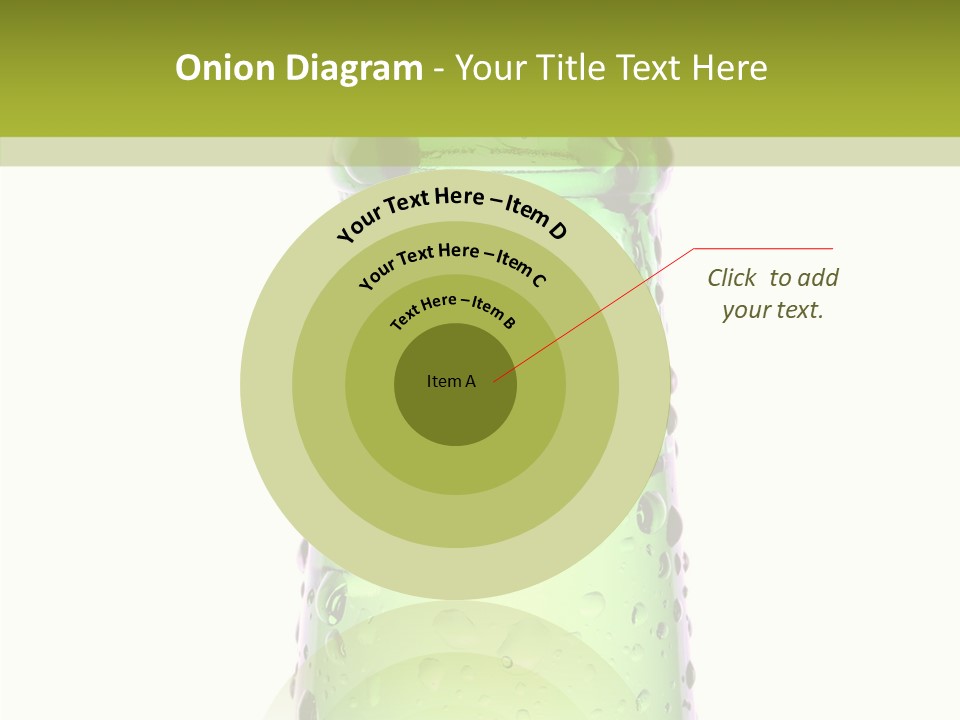 Drink Isolated Green PowerPoint Template