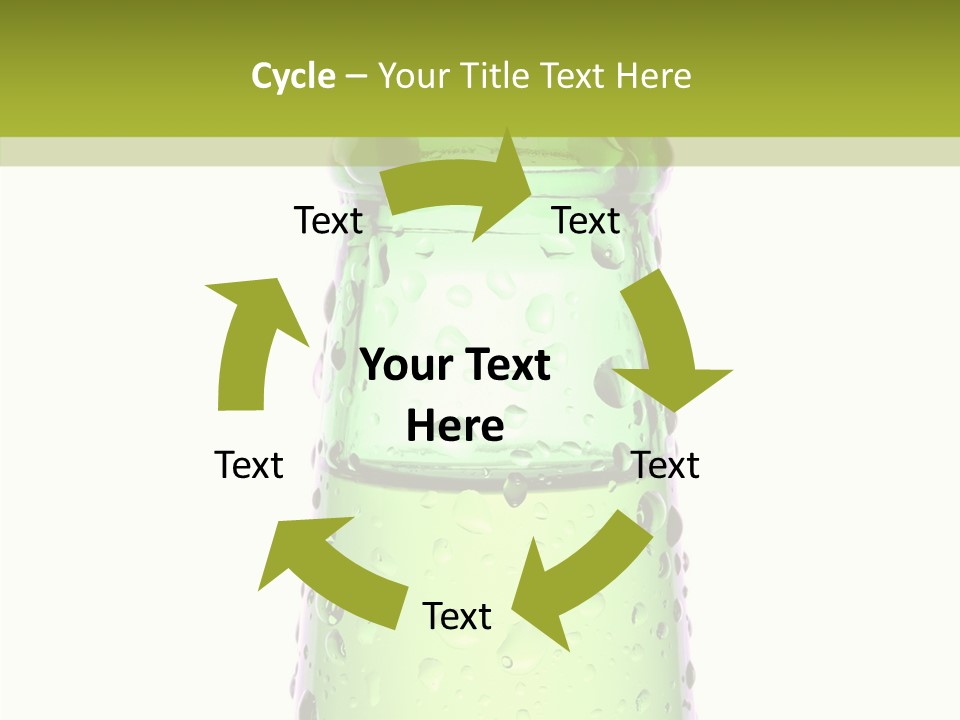Drink Isolated Green PowerPoint Template