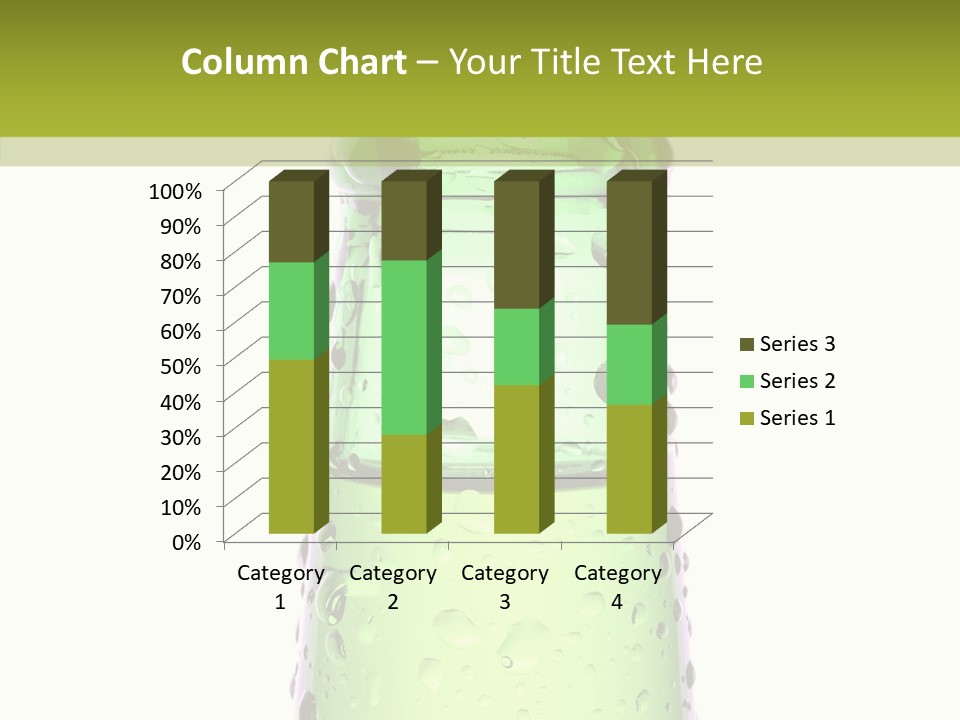 Drink Isolated Green PowerPoint Template