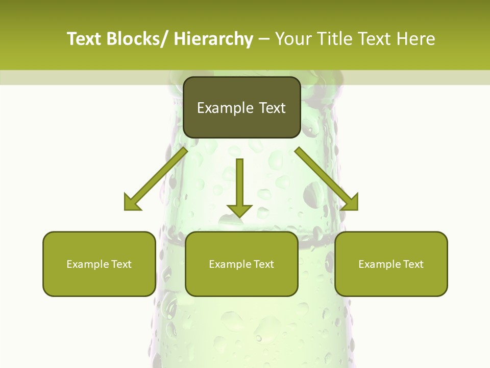 Drink Isolated Green PowerPoint Template