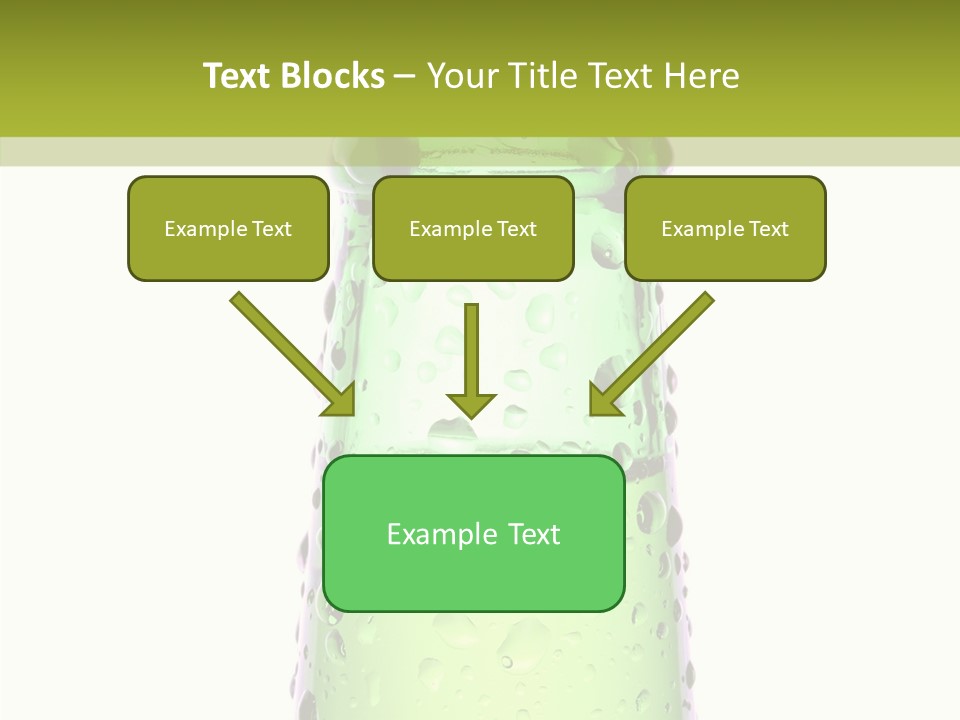 Drink Isolated Green PowerPoint Template