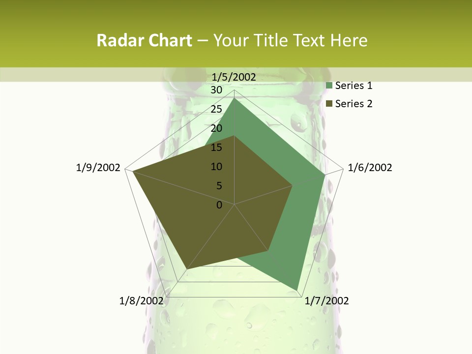 Drink Isolated Green PowerPoint Template