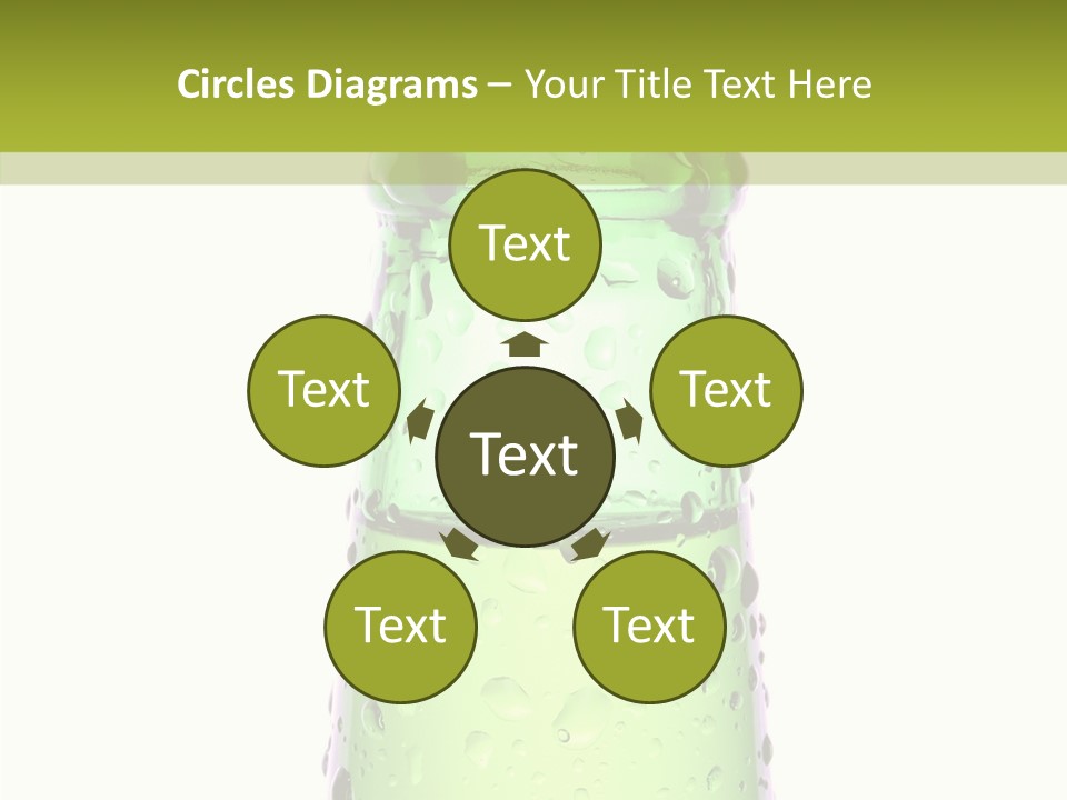 Drink Isolated Green PowerPoint Template