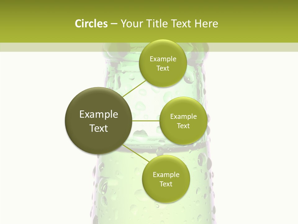 Drink Isolated Green PowerPoint Template