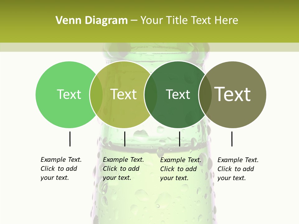 Drink Isolated Green PowerPoint Template