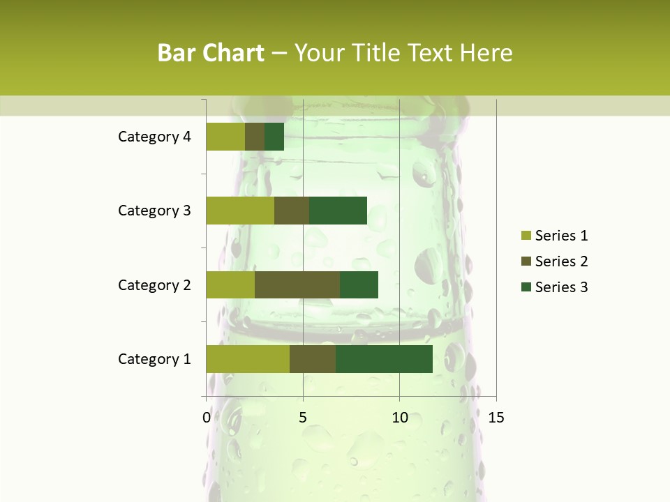 Drink Isolated Green PowerPoint Template
