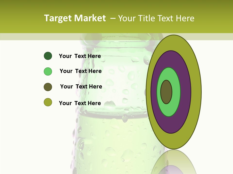 Drink Isolated Green PowerPoint Template