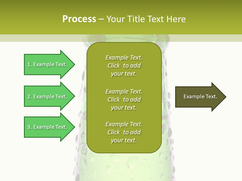 Drink Isolated Green PowerPoint Template