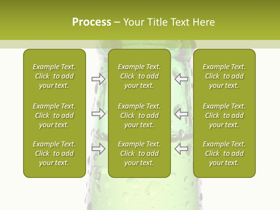 Drink Isolated Green PowerPoint Template