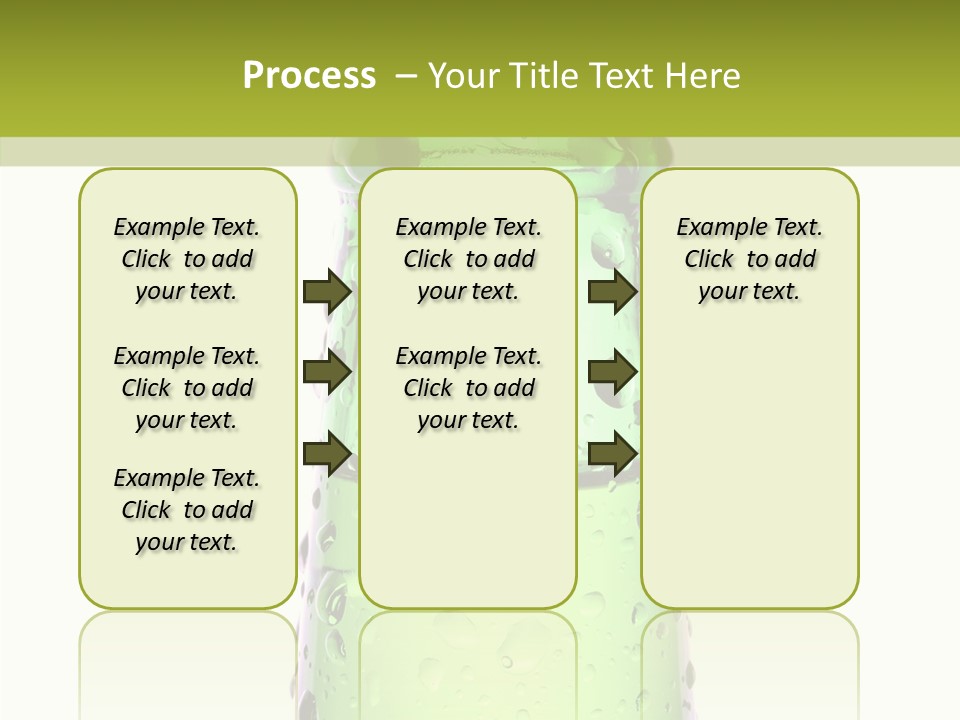 Drink Isolated Green PowerPoint Template