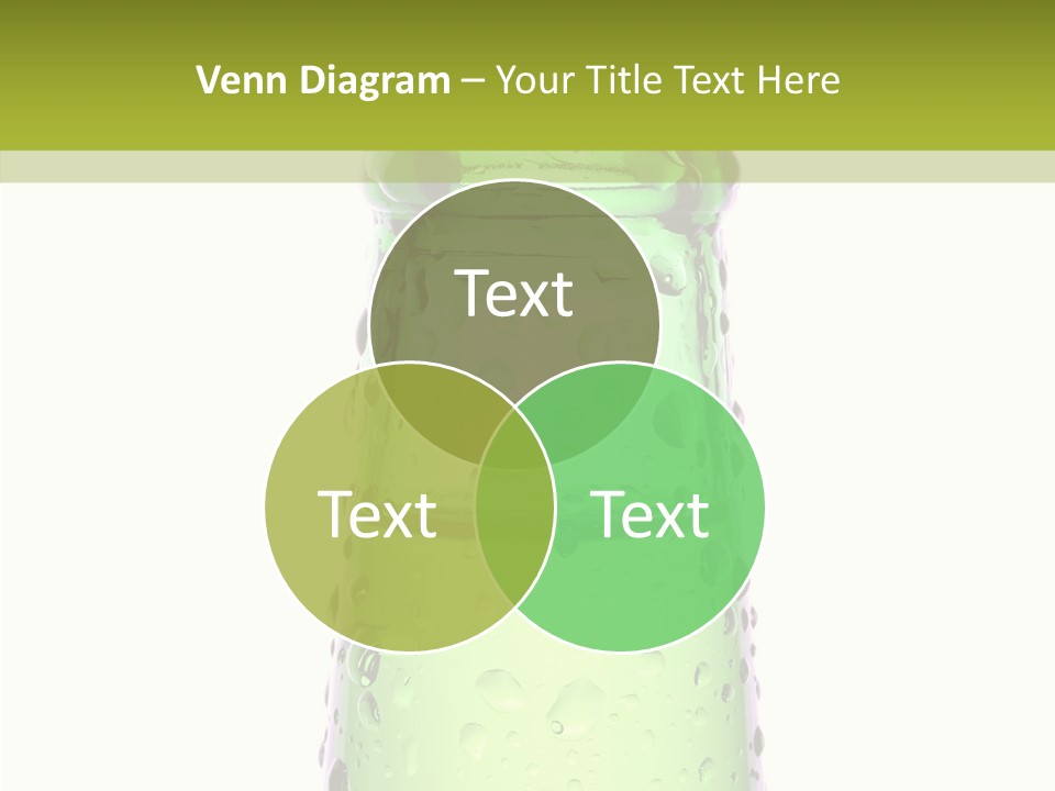 Drink Isolated Green PowerPoint Template