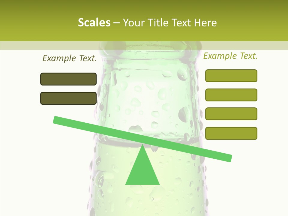 Drink Isolated Green PowerPoint Template