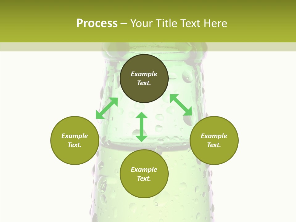 Drink Isolated Green PowerPoint Template