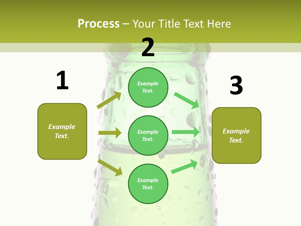 Drink Isolated Green PowerPoint Template