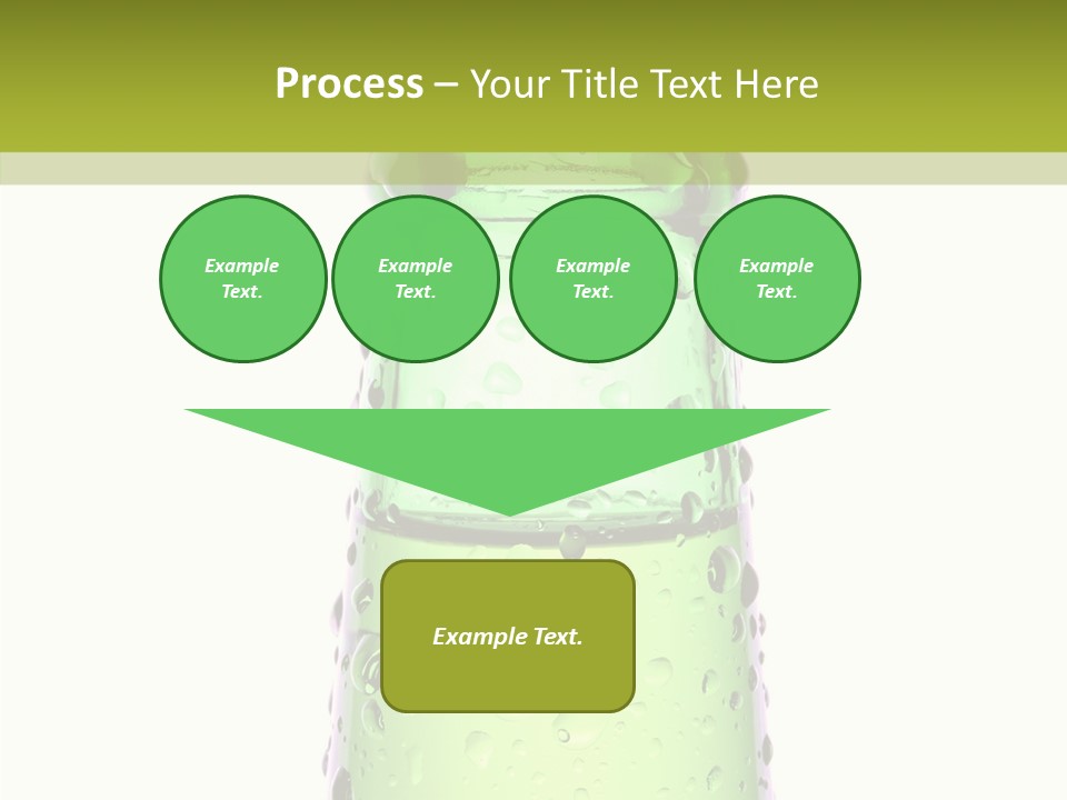 Drink Isolated Green PowerPoint Template