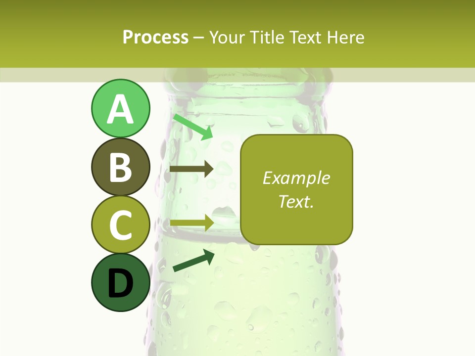 Drink Isolated Green PowerPoint Template