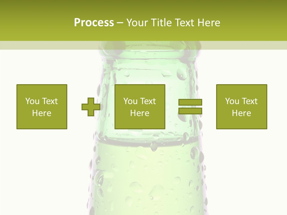 Drink Isolated Green PowerPoint Template