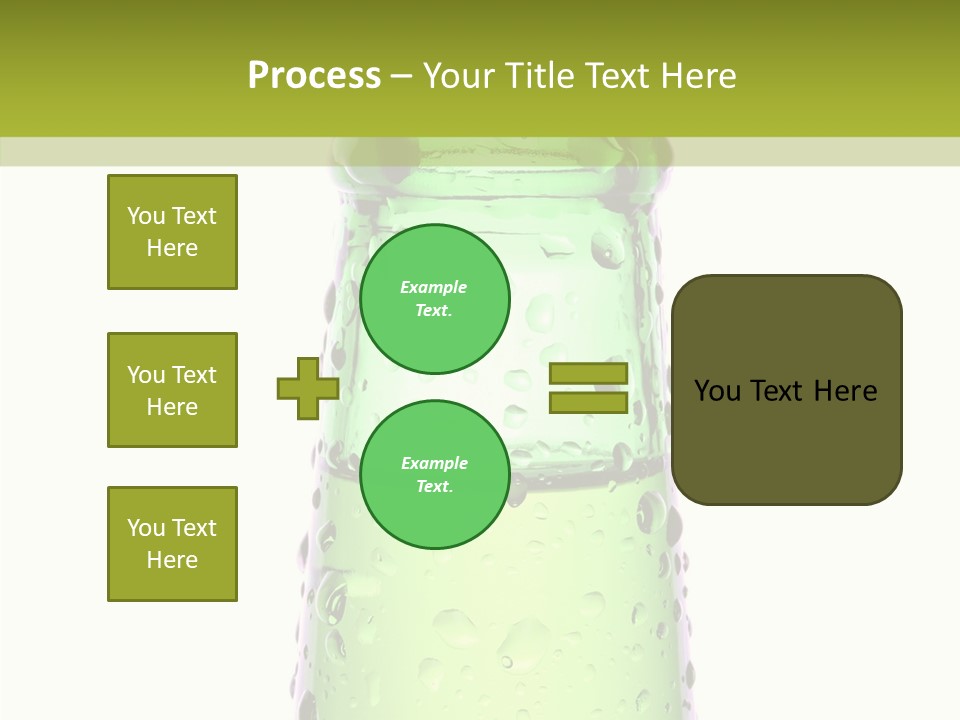 Drink Isolated Green PowerPoint Template