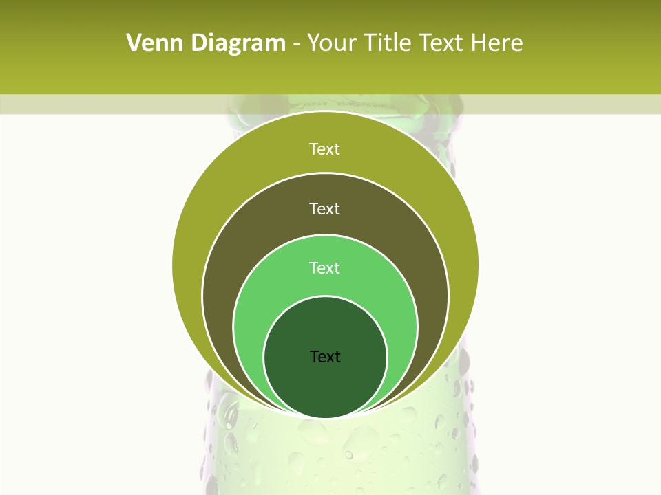 Drink Isolated Green PowerPoint Template
