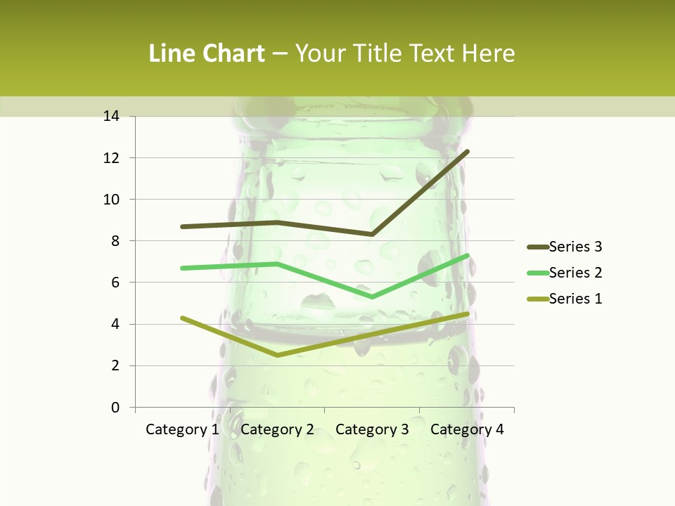 Drink Isolated Green PowerPoint Template