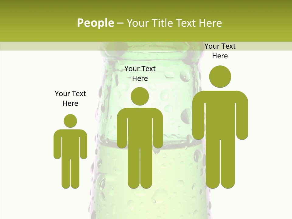 Drink Isolated Green PowerPoint Template