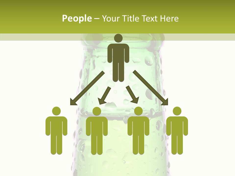 Drink Isolated Green PowerPoint Template