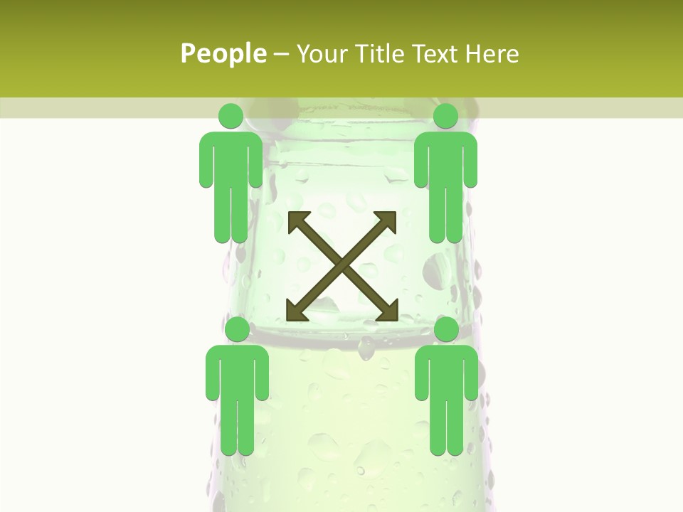 Drink Isolated Green PowerPoint Template