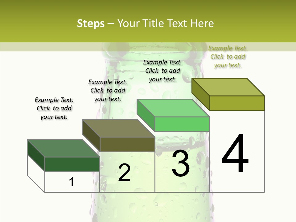 Drink Isolated Green PowerPoint Template