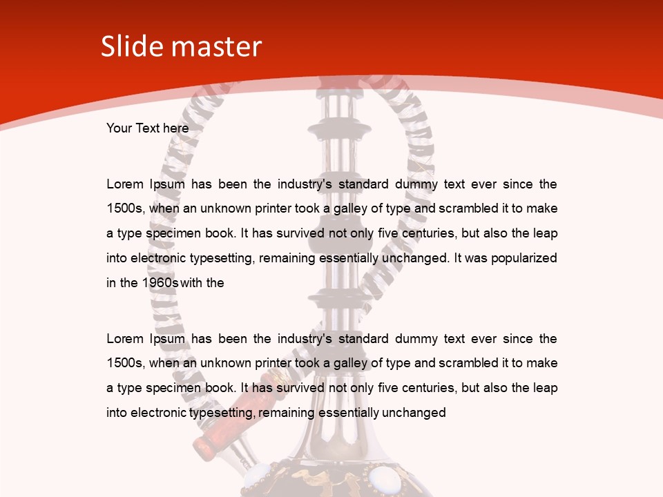 Traditional Silver Glass PowerPoint Template