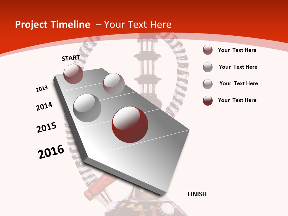 Traditional Silver Glass PowerPoint Template