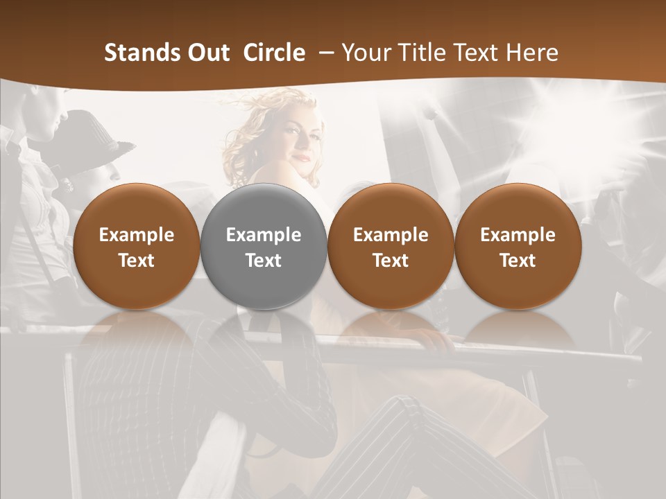 Symbol Girl Merlin PowerPoint Template