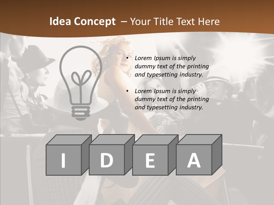 Symbol Girl Merlin PowerPoint Template