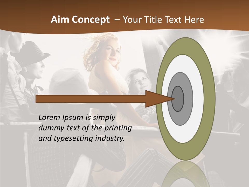 Symbol Girl Merlin PowerPoint Template