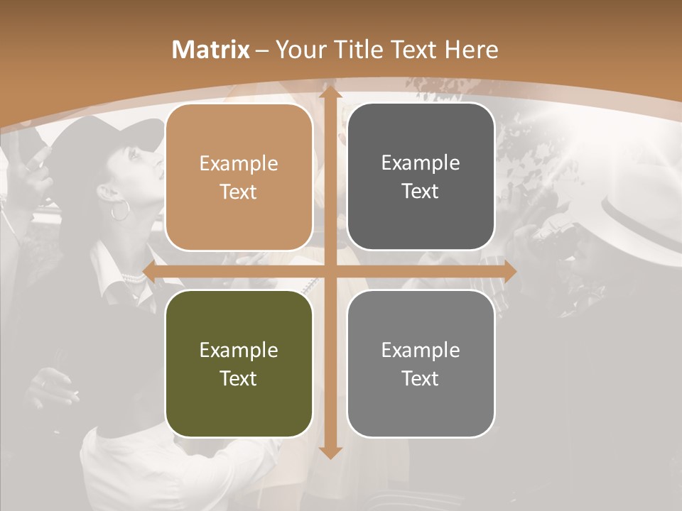 Entertainment Flash Photographer PowerPoint Template