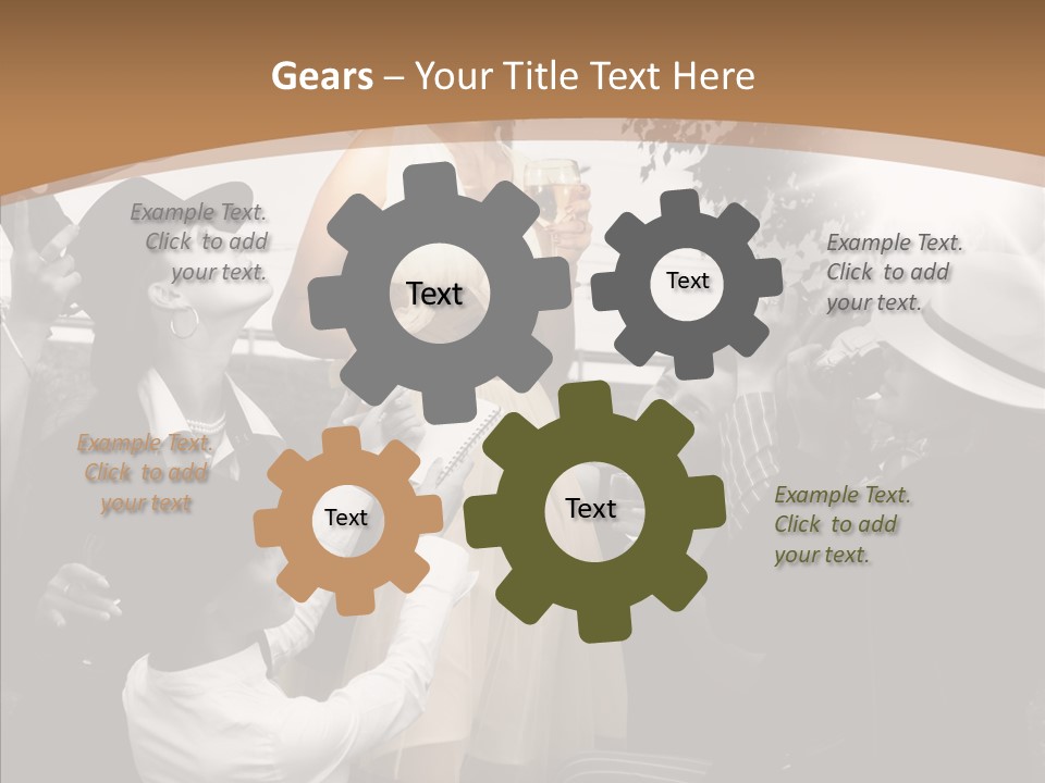 Entertainment Flash Photographer PowerPoint Template