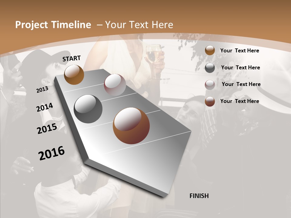 Entertainment Flash Photographer PowerPoint Template