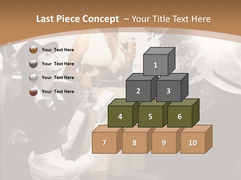 Entertainment Flash Photographer PowerPoint Template