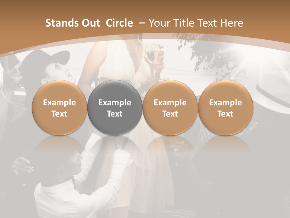 Entertainment Flash Photographer PowerPoint Template