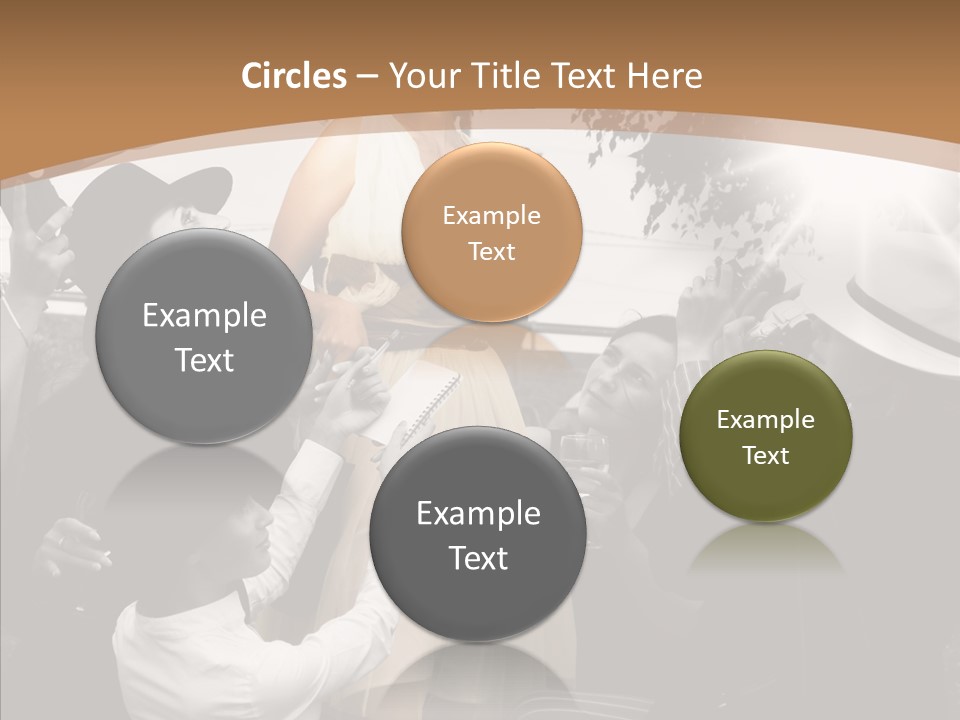 Entertainment Flash Photographer PowerPoint Template