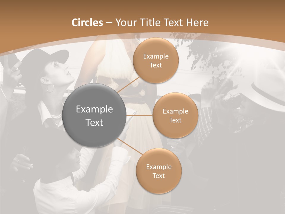 Entertainment Flash Photographer PowerPoint Template