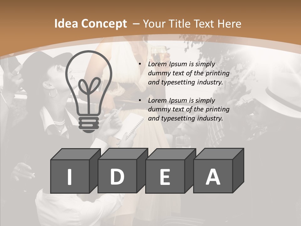 Entertainment Flash Photographer PowerPoint Template