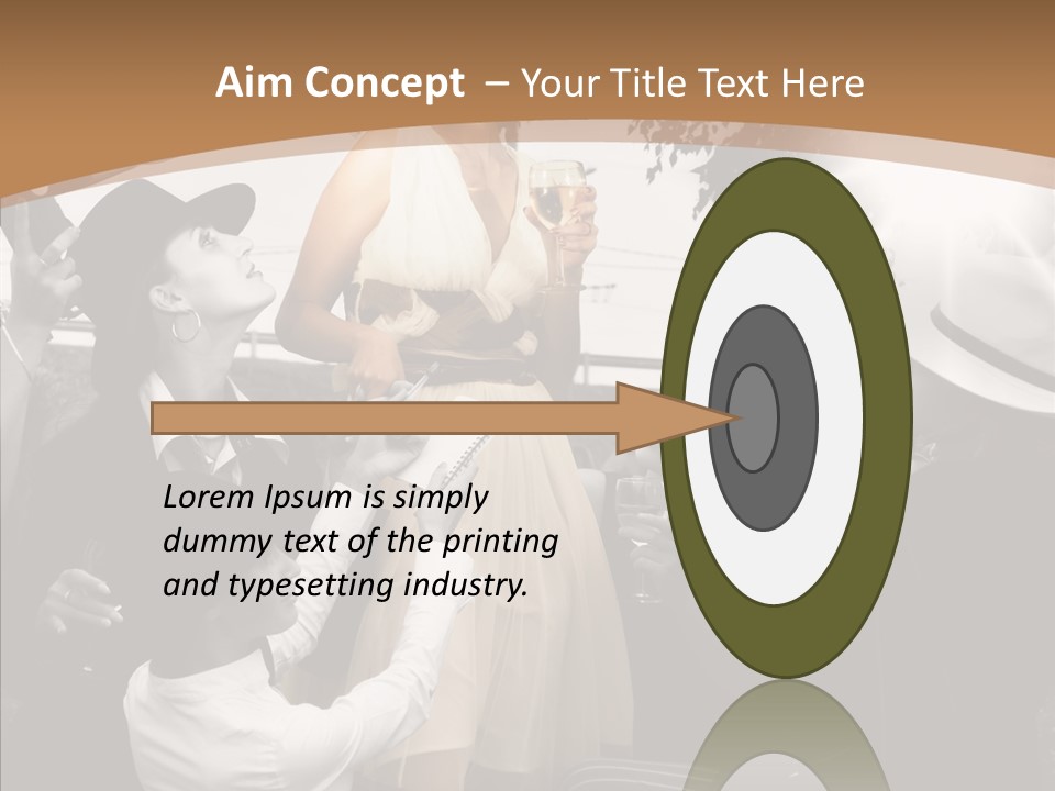 Entertainment Flash Photographer PowerPoint Template