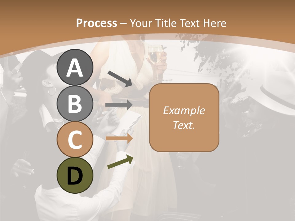 Entertainment Flash Photographer PowerPoint Template