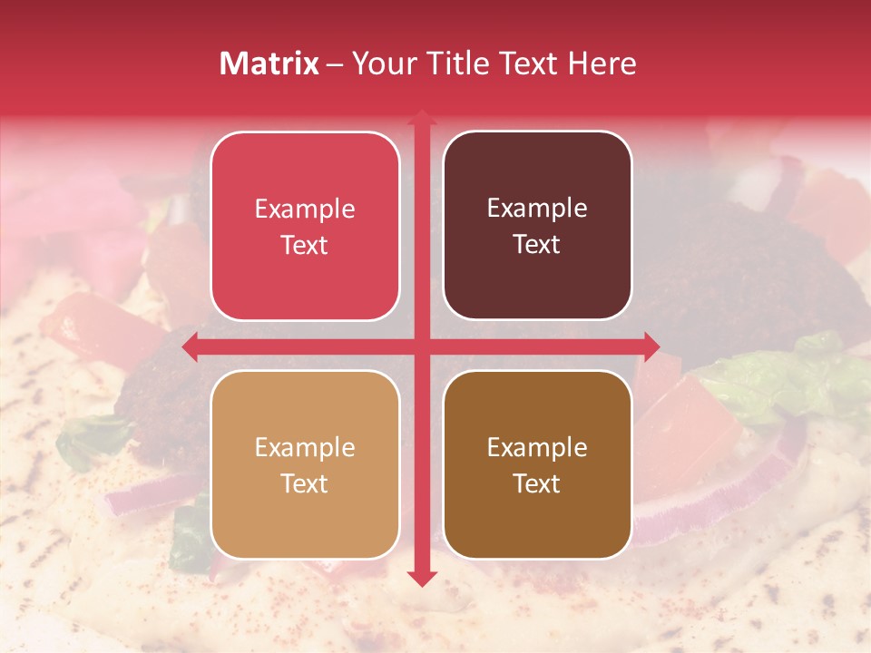 Sandwich Garbanzos Appetizer PowerPoint Template