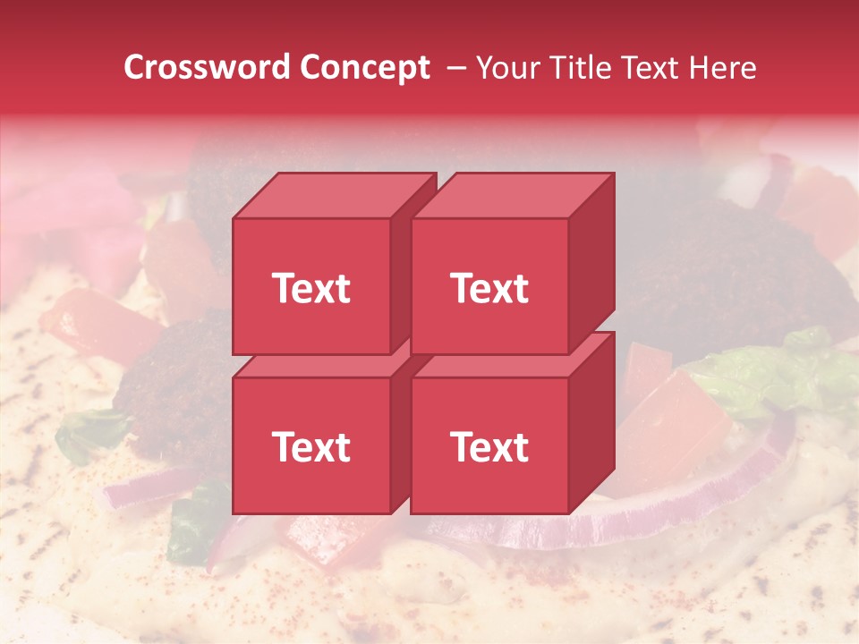 Sandwich Garbanzos Appetizer PowerPoint Template