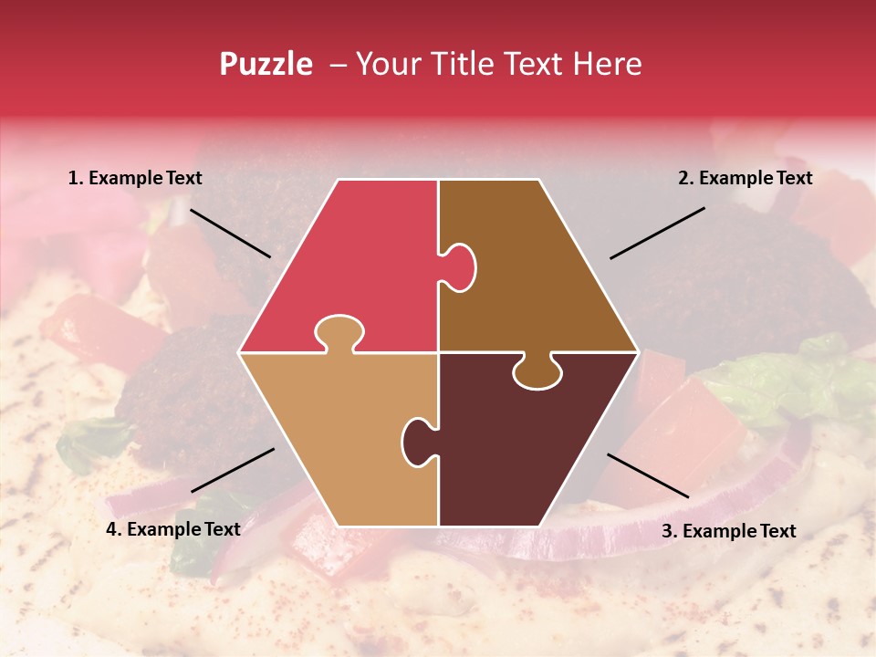 Sandwich Garbanzos Appetizer PowerPoint Template